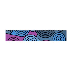 Blue Hypnoses Flano Scarf (mini) by Valentinaart