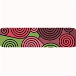 Red and green hypnoses Large Bar Mats 32 x8.5  Bar Mat