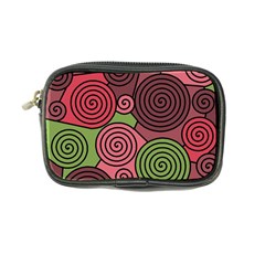 Red And Green Hypnoses Coin Purse by Valentinaart