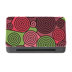 Red And Green Hypnoses Memory Card Reader With Cf by Valentinaart