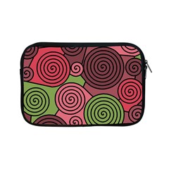 Red And Green Hypnoses Apple Ipad Mini Zipper Cases by Valentinaart