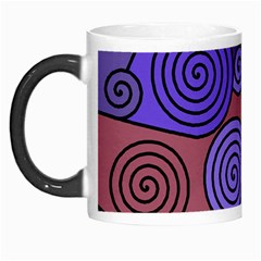 Blue And Red Hypnoses  Morph Mugs by Valentinaart