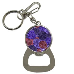 Blue And Red Hypnoses  Bottle Opener Key Chains by Valentinaart