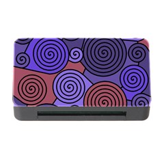 Blue And Red Hypnoses  Memory Card Reader With Cf