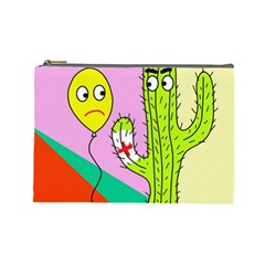 Health Insurance  Cosmetic Bag (large)  by Valentinaart