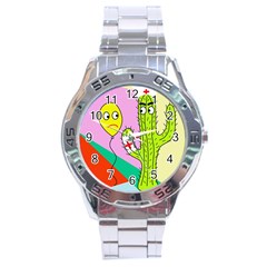 Health Insurance  Stainless Steel Analogue Watch by Valentinaart