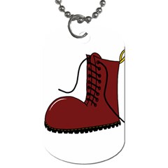 Boot Dog Tag (two Sides) by Valentinaart