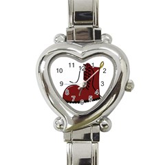 Boot Heart Italian Charm Watch by Valentinaart