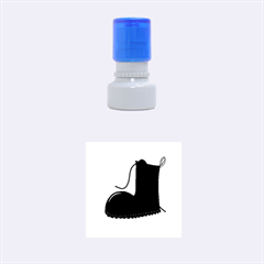 Boot Rubber Round Stamps (small)