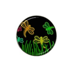 Neon Dragonflies Hat Clip Ball Marker (10 Pack) by Valentinaart