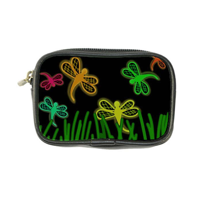 Neon dragonflies Coin Purse