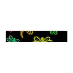 Neon Dragonflies Flano Scarf (mini)