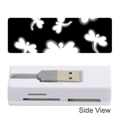 White dragonflies Memory Card Reader (Stick) 