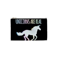 Unicorns Are Real Cosmetic Bag (small) 