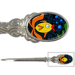 Yellow Fish Letter Openers by Valentinaart