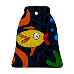 Yellow Fish Ornament (bell)  by Valentinaart