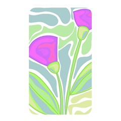 Purple Flowers Memory Card Reader by Valentinaart