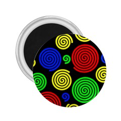 Colorful Hypnoses 2 25  Magnets by Valentinaart