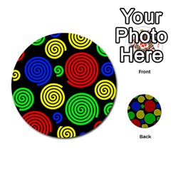 Colorful Hypnoses Multi-purpose Cards (round) 