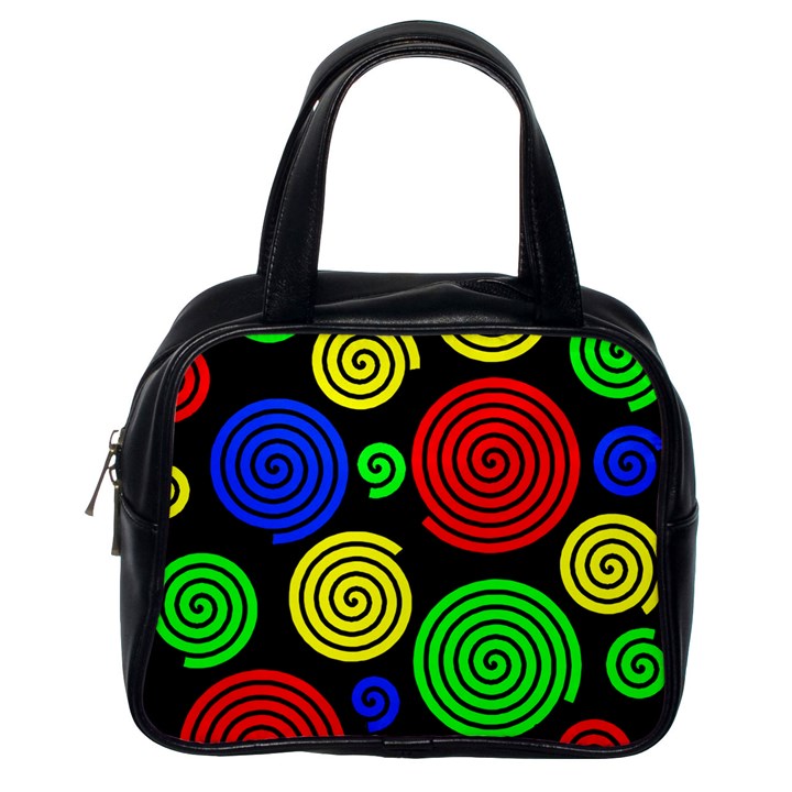 Colorful hypnoses Classic Handbags (One Side)