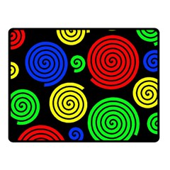 Colorful Hypnoses Fleece Blanket (small)