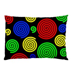 Colorful Hypnoses Pillow Case (two Sides) by Valentinaart