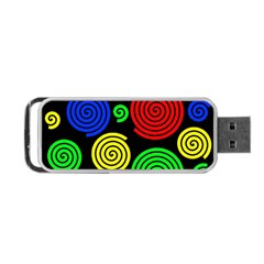 Colorful Hypnoses Portable Usb Flash (one Side)