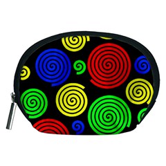 Colorful Hypnoses Accessory Pouches (medium)  by Valentinaart