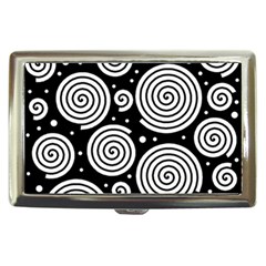 Black And White Hypnoses Cigarette Money Cases by Valentinaart