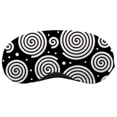 Black And White Hypnoses Sleeping Masks by Valentinaart