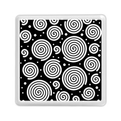 Black And White Hypnoses Memory Card Reader (square) 