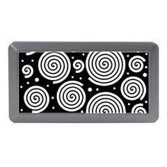 Black And White Hypnoses Memory Card Reader (mini) by Valentinaart