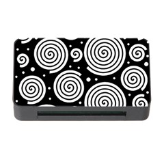 Black And White Hypnoses Memory Card Reader With Cf