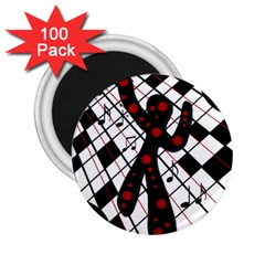 On The Dance Floor  2 25  Magnets (100 Pack)  by Valentinaart