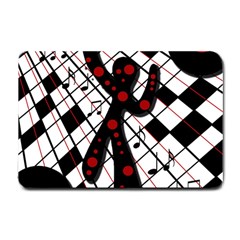 On The Dance Floor  Small Doormat  by Valentinaart