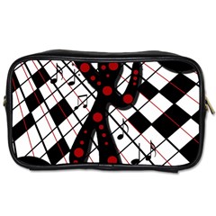 On The Dance Floor  Toiletries Bags 2-side by Valentinaart