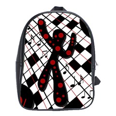 On The Dance Floor  School Bags (xl)  by Valentinaart