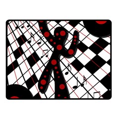 On The Dance Floor  Double Sided Fleece Blanket (small) 