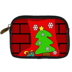 Christmas Sock Digital Camera Cases by Valentinaart