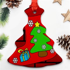 Christmas Sock Christmas Tree Ornament (2 Sides) by Valentinaart