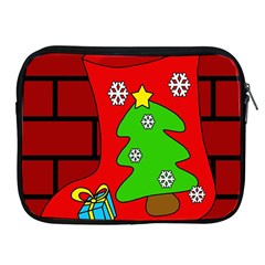 Christmas Sock Apple Ipad 2/3/4 Zipper Cases by Valentinaart