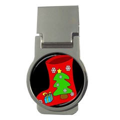 Christmas Sock Money Clips (round) 