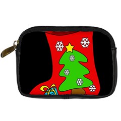 Christmas Sock Digital Camera Cases by Valentinaart