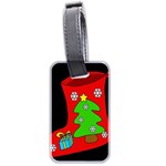 Christmas sock Luggage Tags (Two Sides) Front