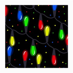 Christmas Light Medium Glasses Cloth (2-side) by Valentinaart