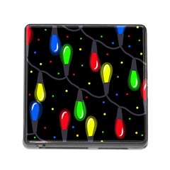 Christmas Light Memory Card Reader (square) by Valentinaart