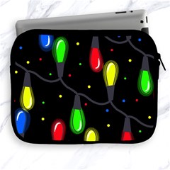 Christmas Light Apple Ipad 2/3/4 Zipper Cases by Valentinaart