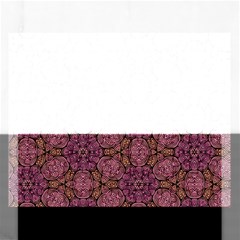 Fuchsia Abstract Shell Pattern Rectangular Jigsaw Puzzl by TanyaDraws