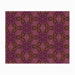 Fuchsia Abstract Shell Pattern Small Glasses Cloth (2-side) by TanyaDraws