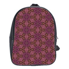 Fuchsia Abstract Shell Pattern School Bags(large)  by TanyaDraws